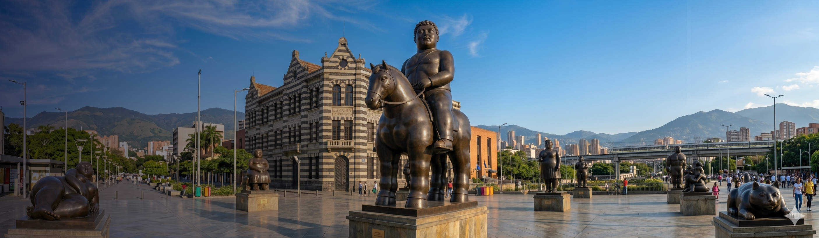 Uma foto de Medellín.